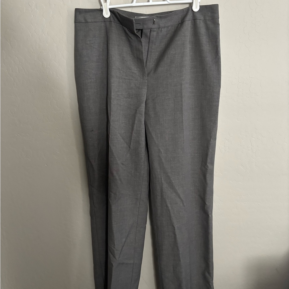 Kasper Gray Men's Dress Pants - Flat Front